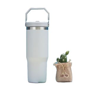Gobelet isotherme en acier inoxydable de 30 oz à double paroi, léger, avec couvercle, de marque célèbre, très vendu - Product Image 1