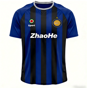 Diseño Slassic Sport Retro <span class=keywords><strong>Argentina</strong></span> Fútbol Jersey Casual Sublimación <span class=keywords><strong>Azul</strong></span> y blanco Rayas verticales No. 10 Camisetas de fútbol - Product Image 4