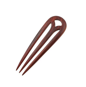 Épingles à cheveux en bois naturel faites à la main, pince à cheveux sculptée à la main pour femmes, accessoires de cheveux élégants en bois, bâtonnet à cheveux tendance - Product Image 2