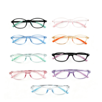 Gafas Ópticas para Niños CF-89002, Anti Luz Azul, Control de Miopía, Montura Ligera de TR90, Almohadillas Nasales de Silicona Suave, Lentes TAC, Escolares