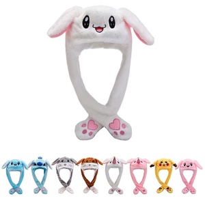 Divertido Gorro de Conejo de Peluche Kawaii con Orejas Móviles y Luces LED, Unisex, para Cosplay y Fiestas, para Mujeres y Niñas - Product Image 6