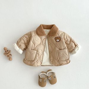 <span class=keywords><strong>Veste</strong></span> en coton ours en peluche pour enfants 0-5 ans vêtements d'hiver pour enfants pour garçons et filles Style dessin animé avec <span class=keywords><strong>veste</strong></span> en coton - Product Image 2