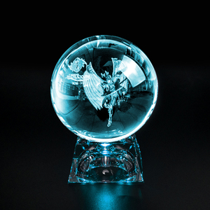 China Wholesale 80mm Tamanho K9 Lente Bola Com Suporte para Fotografia Tiro Transparente Bola De Vidro De Cristal - Product Image 4