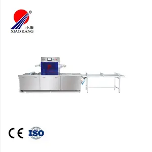 fresh meat packing seafood packaging Xiaokang DH-LZQ Automatic continuous vacuum MAP tray sealing machine