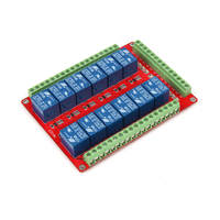 Module de relais électronique KUONGSHUN OEM 12 canaux 12V sans couplage optique pour maison intelligente, contrôleur intelligent pour PC