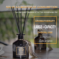 Diffuseur de parfum d'ambiance de luxe pour hôtel, désodorisant d'air sans flamme, ensemble de diffuseurs à bâtonnets d'huiles essentielles pour la maison