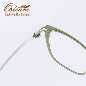 Occhiali da Vista <span class=keywords><strong>di</strong></span> Alta Qualità Senza Viti, Montature Metalliche Colorate <span class=keywords><strong>di</strong></span> Lusso, Grandi Montature a Farfalla Bianche per Donne - Product Image 3