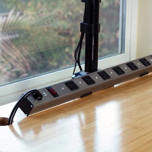 Regleta de Enchufes de Grado Comercial con Protección Contra Sobretensiones, Certificada en EE. UU., 110V, Cable de Extensión de 12 Pies, 8 y 12 Tomas - Product Image 2