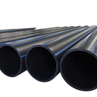 Tuyaux PE de grande taille DN560 DN630 DN710 DN800 DN1000 1200mm en PEHD pour l'alimentation en eau et le dragage, prix usine