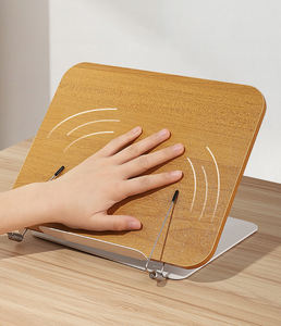 <span class=keywords><strong>Amazon</strong></span> hot 360 rotation métal bois angle réglable hauteur pliable <span class=keywords><strong>support</strong></span> <span class=keywords><strong>de</strong></span> <span class=keywords><strong>lecture</strong></span> <span class=keywords><strong>de</strong></span> livre pour ordinateur portable avec clip <span class=keywords><strong>de</strong></span> fixation - Product Image 5