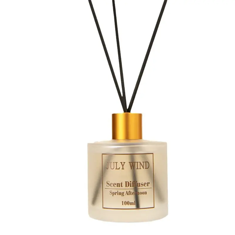 Groothandel Aroma Matte Glazen Pot Indoor Parfum Diffuser Geschenkdoos Met Natuur Etherische Olie Reed Diffuser Home Geur