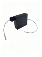 Enrollador de Cable Retráctil DYH-1816, Cable de Extensión de 2m, Tipo-C para Android, Iluminación para Teléfono Móvil, Material ABS+PC Anti-incendios, 12V 24W