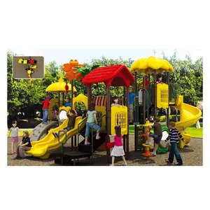 High Quality kids plastic playground slide outdoor games playground equipment