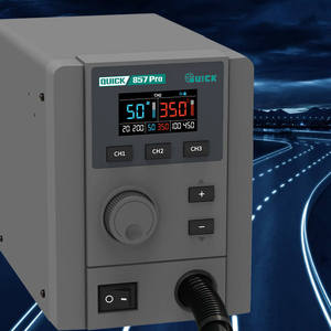Estación de Retrabajo de Aire Caliente Digital QUICK <span class=keywords><strong>857</strong></span> Pro 110V con Pantalla Digital, Inducción Magnética e Inicio/Parada Inteligente para Reparación de PCB de Teléfonos - Product Image 2