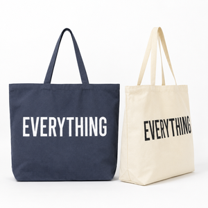 Eco Friendly Extra Large Custom Logo Organic Reusable Cotton Shopping Bag Canvas Grocery Bag Oversize <b>Gym</b> <b>Tote</b> Bag - Product Image 1