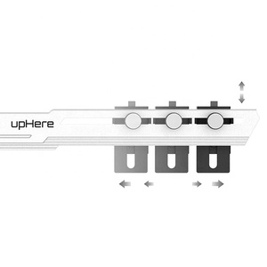 UpHere 3pin ARGB Gpu <b>Bracket</b> Support Graphics Card Anti Sag <b>Bracket</b> Aluminum <b>White</b> Gpu Holder - Product Image 4