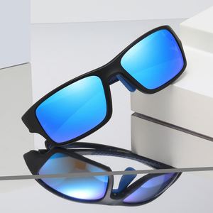 Lunettes de soleil polarisées carrées anti-éblouissement pour hommes, idéales pour la conduite, la pêche et le sport, avec logo personnalisé, collection 2024 - Product Image 2