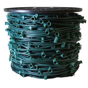 C9 đèn giáng sinh số lượng lớn spool 500 ft với 500 ổ cắm 12 \ "khoảng cách IP65 đánh giá - Product Image 1