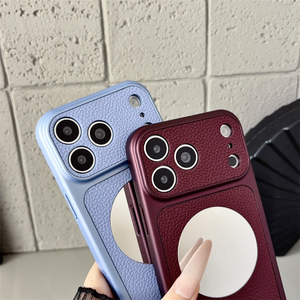 เคสโทรศัพท์มือถือกระจกแต่งหน้ากล้องหนังสำหรับ iPhone 18 Pro Max 17 16 15กรอบด้านหลังกันกระแทก - Product Image 5