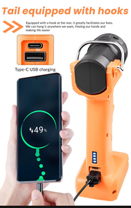 Nuevo estilo transfronterizo que puede colgar 90 unidades °   Luz de trabajo giratoria, luz potente, linterna de emergencia, luz de mantenimiento - Product Image 2