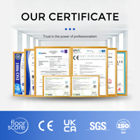 Fabricante de Pisos SPC con Certificación UKCA Floorscore, Baldosas de PVC para Baño de 5mm y 6mm, Piso Vinílico SPC