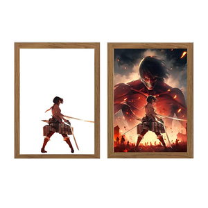 กล่องไฟ LED โฮโลแกรม 3 มิติ ลายอ<span class=keywords><strong>นิ</strong></span><span class=keywords><strong>เม</strong></span>ะ ดีไซ<span class=keywords><strong>น</strong></span>์หรูหรา พร้อมกรอบไม้ สำหรับตกแต่งผนังห้อง<span class=keywords><strong>น</strong></span>ั่งเล่<span class=keywords><strong>น</strong></span>และห้องนอน - Product Image 1