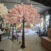 Pohon Bunga Plastik 3m, Pohon Sakura Buatan Besar, Pohon Persik, Tahan Lama, Untuk Dalam & Luar Ruangan, Dekorasi Thanksgiving & Paskah
