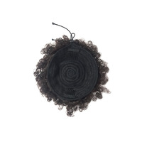 Extensions de cheveux en queue de cheval afro en cheveux humains avec cordon de serrage