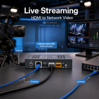 Encodeur HDMI vers IP HDH1000 H.265 H.264 Encodeur de streaming vidéo avec entrée HDMI