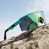 Lunettes de sport personnalisées 2026 pour l'extérieur, lunettes de course UV400, lunettes de cyclisme pour hommes, monture TR90, revêtement miroir