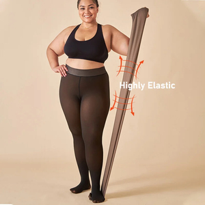 2025 <span class=keywords><strong>grande</strong></span> <span class=keywords><strong>taille</strong></span> en gros Super élastique Sexy Transparent femmes Legging chaud hiver épaissir <span class=keywords><strong>grande</strong></span> <span class=keywords><strong>taille</strong></span> collants collants - Product Image 3