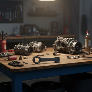 Llave poligonal Fervi de cromo vanadio de 12 mm para reparación automotriz - Product Image 3