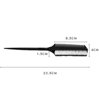 Peigne professionnel pour l'application de teinture capillaire, pour salon et usage domestique, brosse à coloration double face