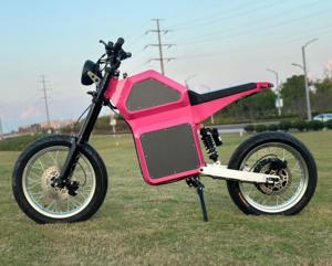Venta Directa de Fábrica, Bicicleta Eléctrica MDX-3 de 72v 12600W con Batería de Litio, Neumáticos Gruesos de 17 Pulgadas para Montaña y Ciudad - Product Image 1