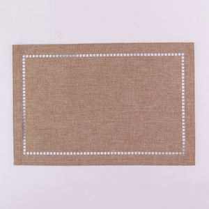 Nuovo commercio all'ingrosso poliestere fabriscis tovaglietta per il cliente colore Die taglio ricamo a buon mercato tavolo tappetino - Product Image 2