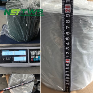 Siyah 450gsm PVC şerit ekran çit 19cm * 35m su geçirmez ve anti-statik gizlilik bant 20 klipler ile bahçe dekorasyon için - Product Image 4