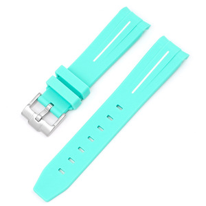 Correa de Silicona Azul Marino ONTHELEVEL para Relojes de 20/21/22 mm, Elástica, Impermeable, Curvada, Premium, con Logotipo Personalizado - Product Image 3