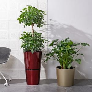 Maceta <span class=keywords><strong>de</strong></span> Autorriego para Interiores y Exteriores <span class=keywords><strong>de</strong></span> Estilo Moderno y Gran Tamaño <span class=keywords><strong>de</strong></span> la Serie Combinada <span class=keywords><strong>de</strong></span> Yizhitang, Directo <span class=keywords><strong>de</strong></span> Fábrica - Product Image 2