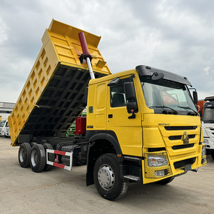 ราคาถูกรถบรรทุกเทท้ายมือสอง Howo รุ่น6x4 8x4รถดัมพ์มือสองราคาประหยัด - Product Image 5