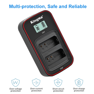 Kit de Cargador de Batería para Cámara KingMa LP-E10, 2 Baterías LP-10 y 1 Cargador para <span class=keywords><strong>Canon</strong></span> <span class=keywords><strong>EOS</strong></span> 1100D <span class=keywords><strong>1200D</strong></span> 1300D - Product Image 2