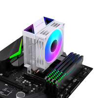 Refroidisseur d'air pour processeur LOVINGCOOL avec écran LED miroir de 90 mm, écran de température miroir en stock, expédition rapide, OEM Intel AMD PC Desktop Case