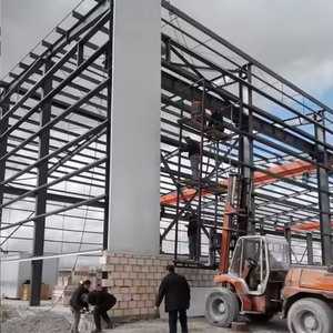 Vente en gros de kits de construction à ossature en acier nouvelle série Atelier préfabriqué industriel léger pour supermarchés - Product Image 2