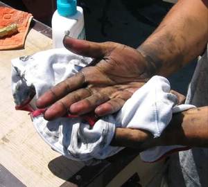 JES 100% コットンメカニックタオルラグ純粋なホワイトウォーター & オイル吸収性工業用クリーニングラグトラポ工業用バッグ - Product Image 4