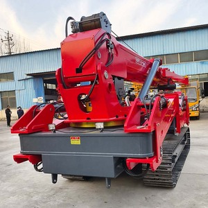 Grúa Araña de Servicio Pesado de 16 Toneladas con Pluma Telescópica, Grúa Compacta sobre Orugas para Trabajos de Construcción e Instalación - Product Image 6