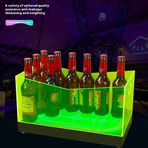 Seau à glace en acrylique carré personnalisé pour salle privée KTV avec chargeur LED moderne Refroidisseur <span class=keywords><strong>de</strong></span> <span class=keywords><strong>champagne</strong></span> Seau à glace LED - Product Image 5
