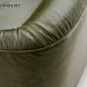 WBERT 2025 <span class=keywords><strong>Muebles</strong></span> para el hogar Sofá <span class=keywords><strong>de</strong></span> sala <span class=keywords><strong>de</strong></span> estar <span class=keywords><strong>de</strong></span> cuero verde oscuro <span class=keywords><strong>de</strong></span> lujo moderno con diseño <span class=keywords><strong>de</strong></span> pies <span class=keywords><strong>de</strong></span> metal curvo-<span class=keywords><strong>Muebles</strong></span> Para Hogar - Product Image 5