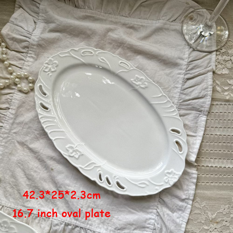Plaque ovale de 16,7 pouces