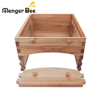 Matériel d'apiculture Prix usine Nouvelle ruche à miel à flux automatique 7 cadres en bois de sapin enduits de cire à flux automatique à queue d'aronde
