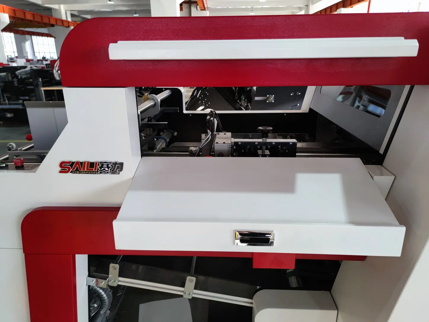 SAILI New Type Automatische Papier karton V Einst ech maschine für starre Schachtel