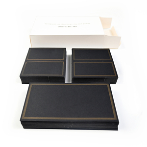 Bán buôn tùy chỉnh lá vàng tiếp nhận chỗ ngồi thẻ tên có thể gập lại viết tay giấy đám cưới Bảng tên Lều nơi thiết lập Thẻ - Product Image 3